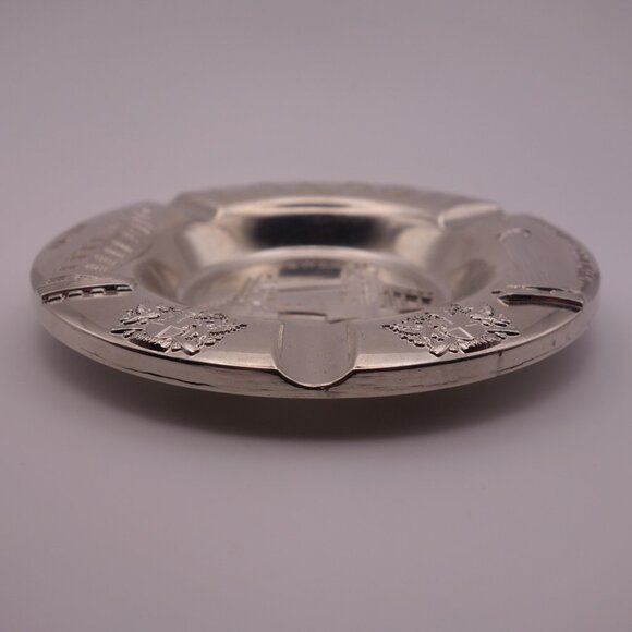 London Tower Bridge Big Ben Nelson's Column Metal Ash Tray - Picture 3 of 11